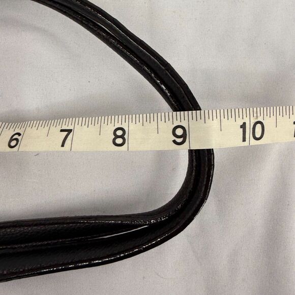 Victorias Secret Tote Gold Studded Bag Black shoulder purse lined - Picture 7 of 15